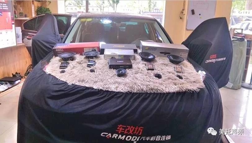 两台斯派朗魔音盒85.4，你是认真的吗？-车改坊太仓店为大众辉昂汽车音响升级德国ETON