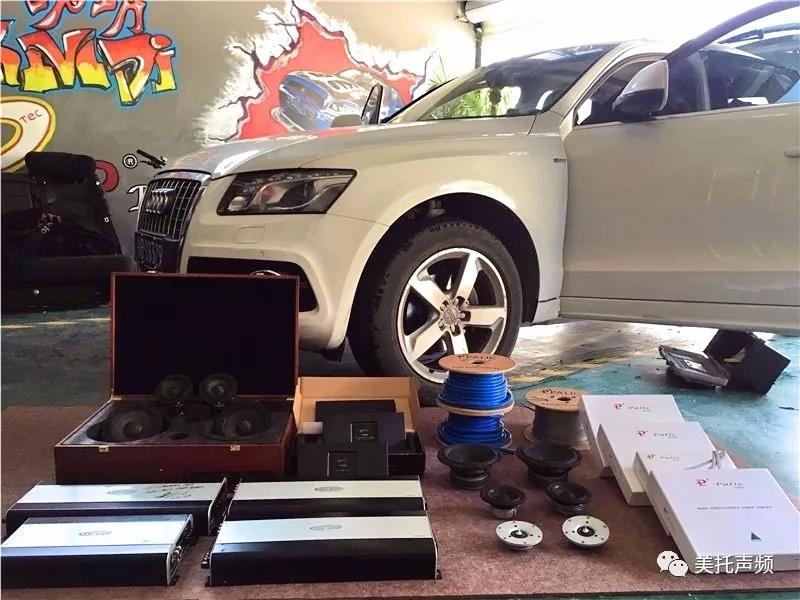两台PS8，30W重金打造-车改坊武汉店为奥迪Q5音响升级美国Hybrid Audio