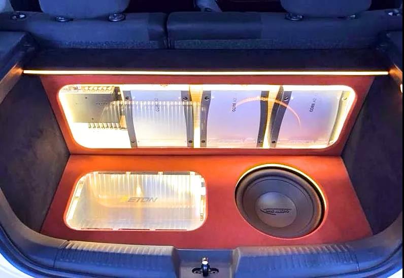 40W重金打造-车改坊常熟店大众polo汽车音响升级德国伊顿CORE系列