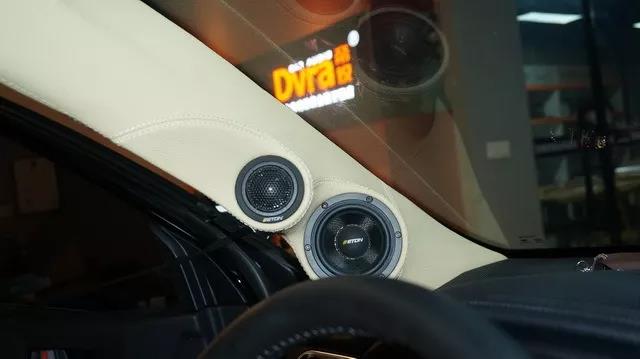 全力开唱-车改坊广州帝锐店汉兰达汽车音响改装德国伊顿RSR160三分频