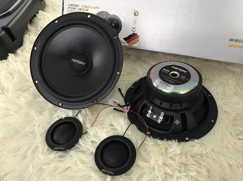 遇见心声-车改坊重庆店起亚嘉华汽车音响升级伊顿POW160.2两分频