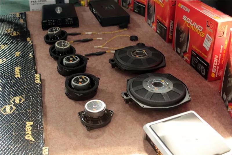 原位换装更般配 ！-车改坊武汉店宝马X5汽车音响升级ETON宝马专车专用