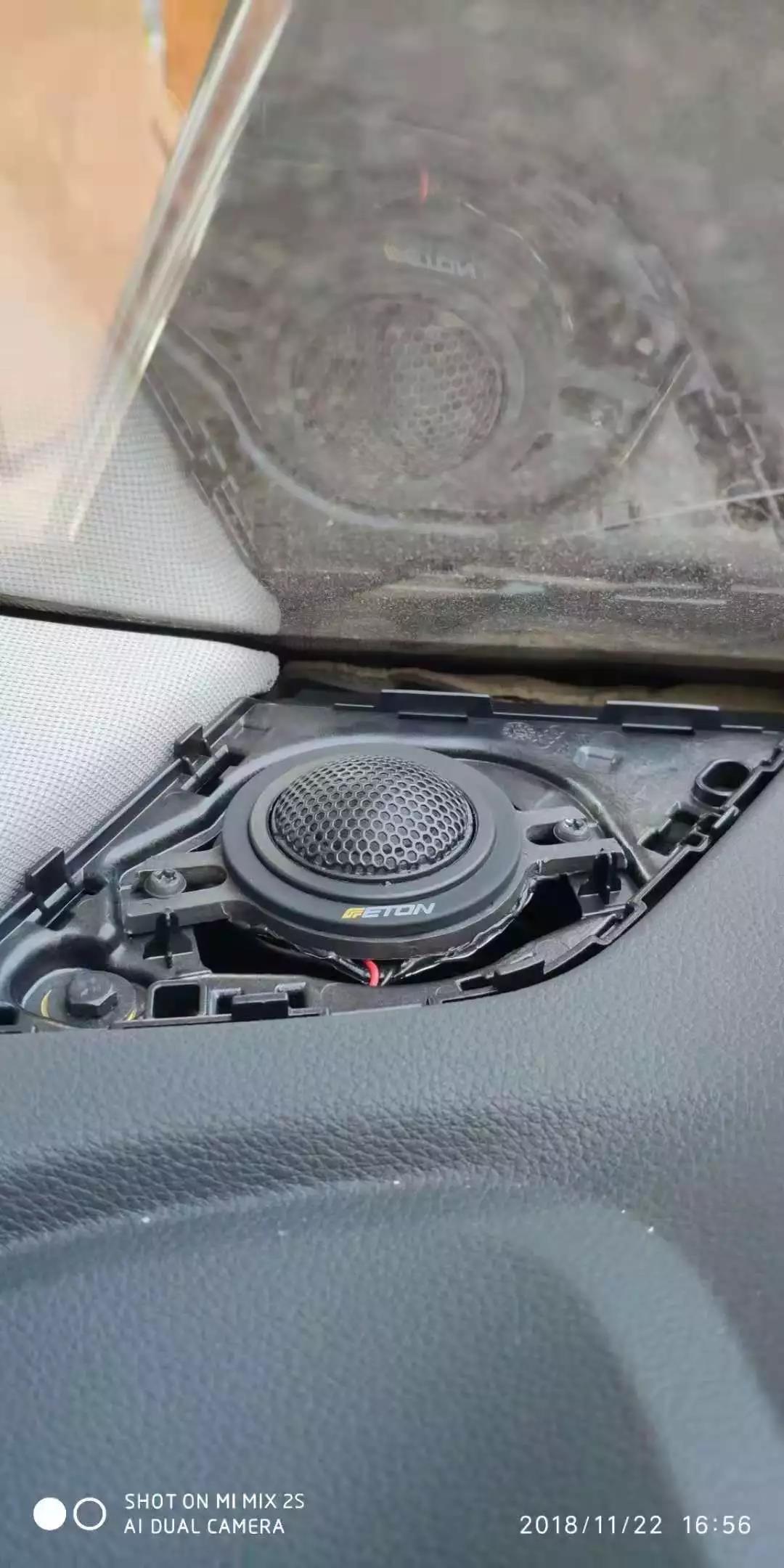 闹哪样！奥迪q7也不满意？-车改坊义乌店奥迪q7汽车音响升级德国ETON