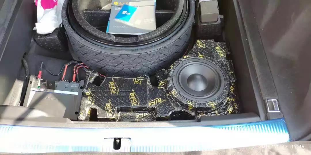 闹哪样！奥迪q7也不满意？-车改坊义乌店奥迪q7汽车音响升级德国ETON