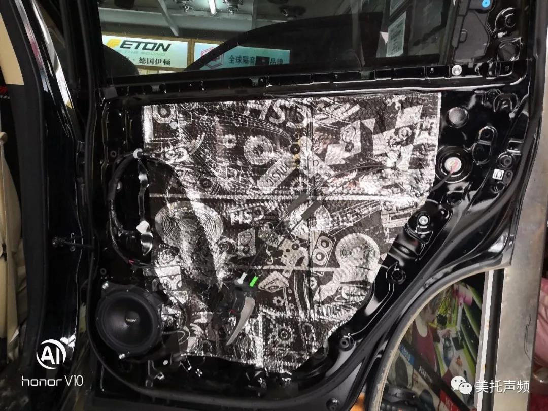 音乐同行，惬意满满-车改坊郑州卡卡汽车音响店汉兰达音响升级美国BKELL