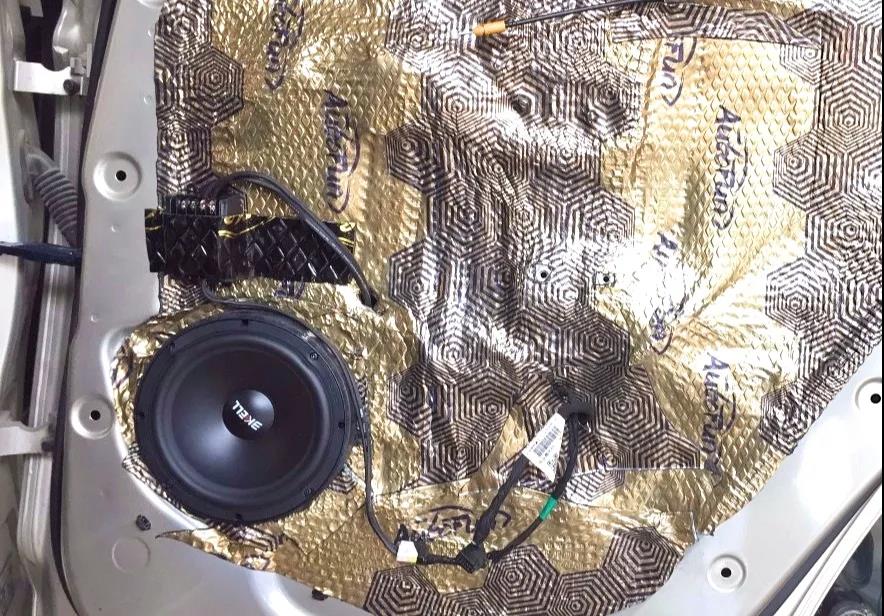 换一套音响很值！-车改坊郑州卡卡汽车音响店荣威汽车音响升级美国BKELL