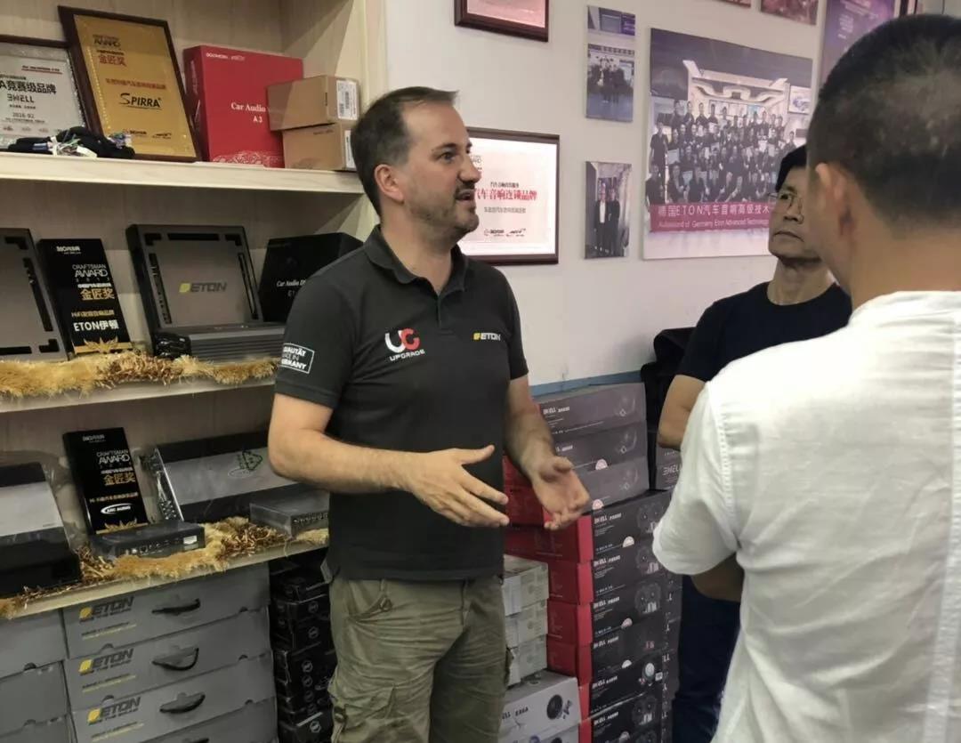 德国ETON技术总监多米尼克中国调音活动在车改坊常熟店顺利收官
