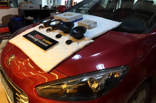 乐得自在 车改坊汽车影音连锁标致308改装ETON、霸