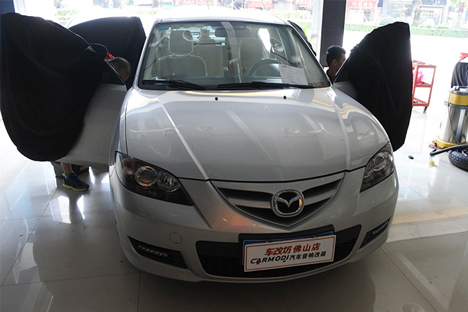 PERFECT音质 车改坊汽车影音连锁马自达3改装ETON、