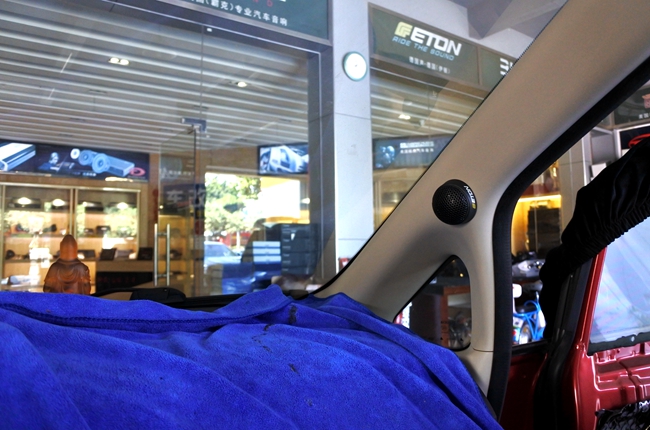 速战速决 车改坊汽车影音连锁日产启辰改装霸克