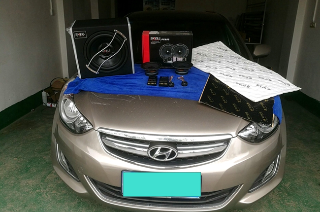 曲韵梦中送 广安华劲现代朗动改装美国霸克音响