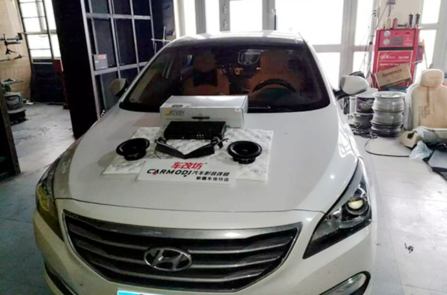 奋勇直追 车改坊汽车影音连锁现代名图改装德国