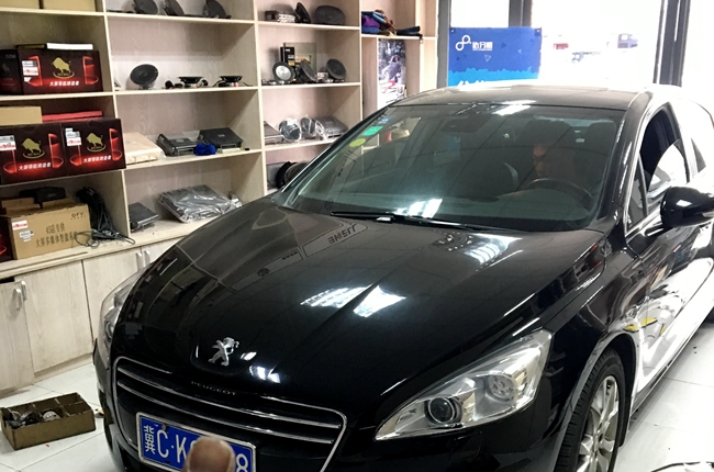 品质得高分 秦皇岛勇歌标致508改装霸克音响