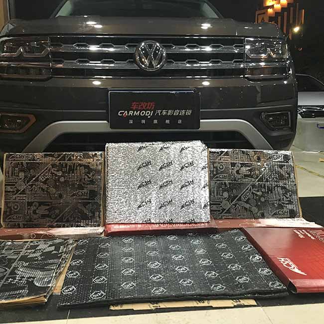 为爱而静！ 大众途昂深圳车改坊隔音工程