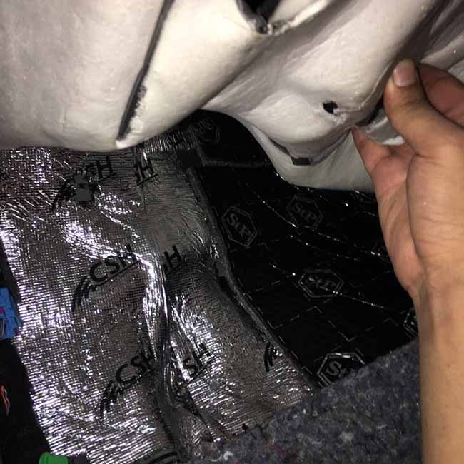 为爱而静！ 大众途昂深圳车改坊隔音工程