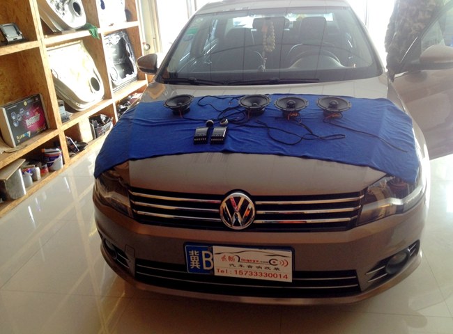 我懂你的美 唐山乐畅大众宝来改装美国霸克音响