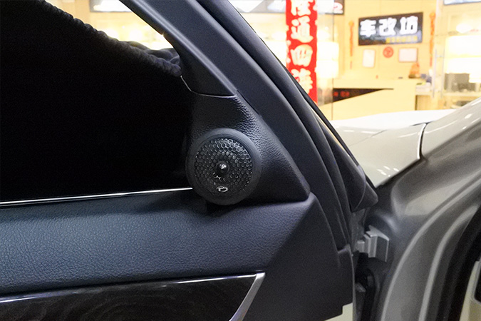 打造三分频音响系统 车改坊汽车影音连锁宝马