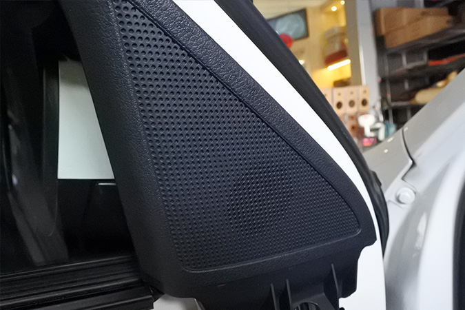 任性！前后都是套装喇叭 车改坊汽车影音连锁大