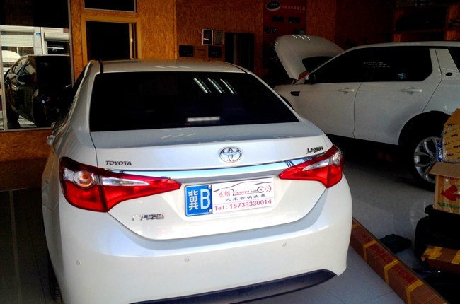 莫失莫忘 唐山乐畅丰田雷凌改装ETON和霸克音响