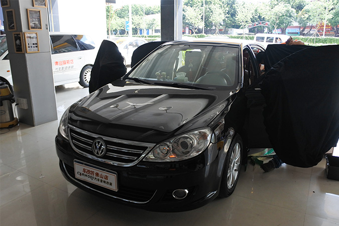 还是这个经典组合 车改坊汽车影音连锁大众朗逸