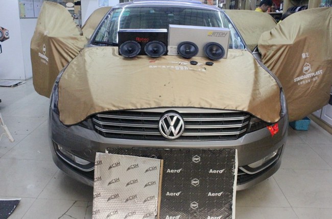 得心应手好音质 上海音豪大众迈腾改装德国ETO