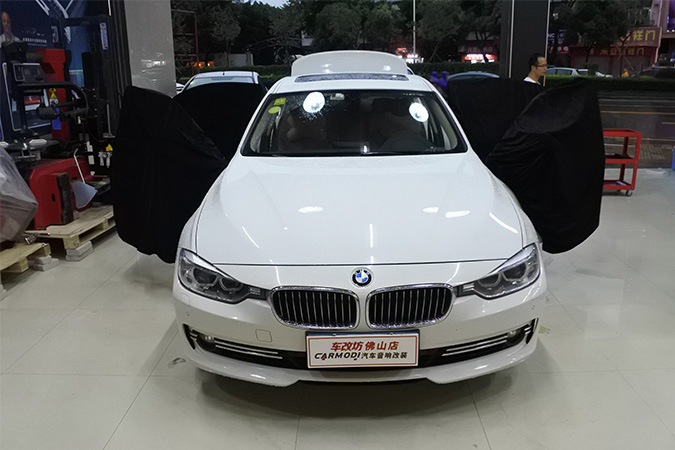 很柔很有诗意 车改坊汽车影音连锁宝马3系改装