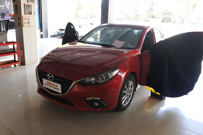 新款车也要改音响 车改坊汽车影音连锁马自达昂