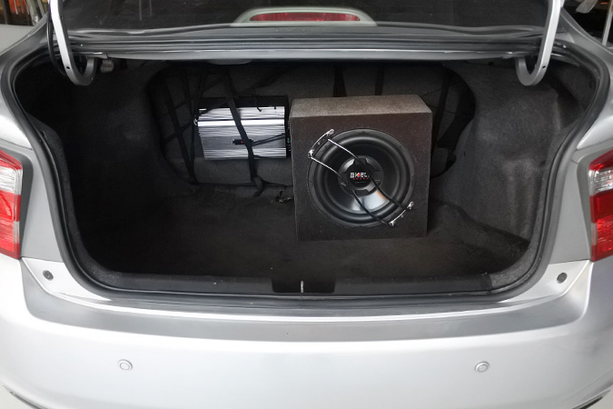 超值的音响系统 车改坊汽车影音连锁本田锋范改