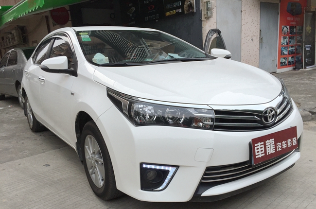 厉害了Word音响 台山车龙丰田卡罗拉改装美国霸克