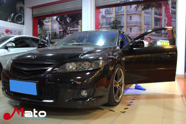 好车劲响好音乐 顺德百佳马自达6改装TEC和霸克音