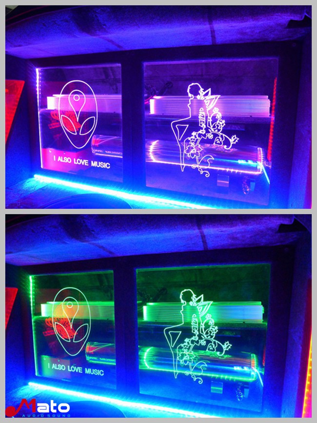 爆发音乐的宇宙 北京千度大众宝来改装霸克汽车