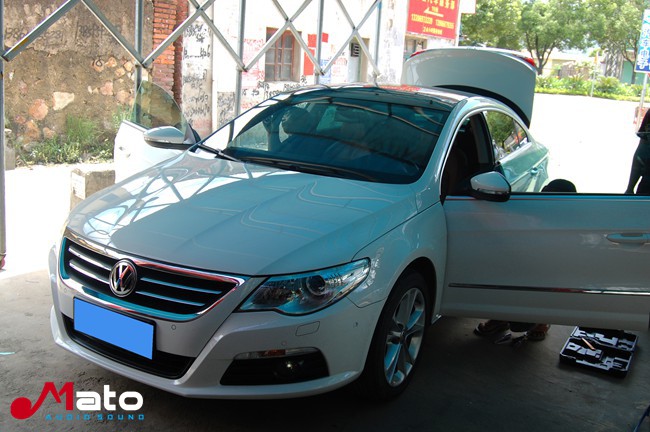 静品音乐味道 龙岩天诚大众CC改装TEC和霸克音响