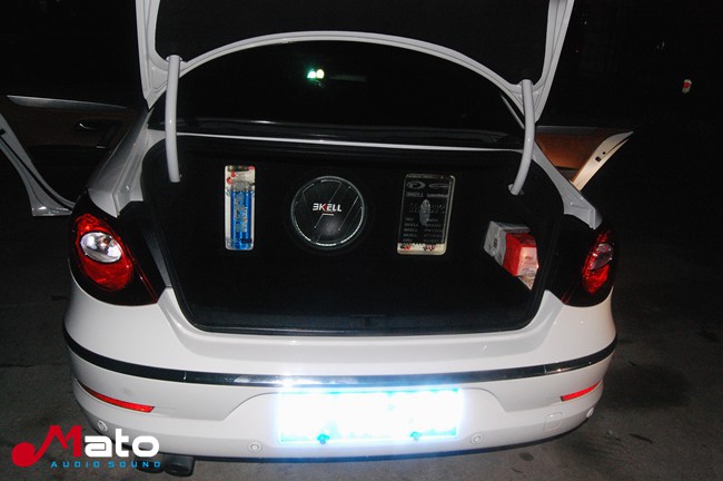 静品音乐味道 龙岩天诚大众CC改装TEC和霸克音响