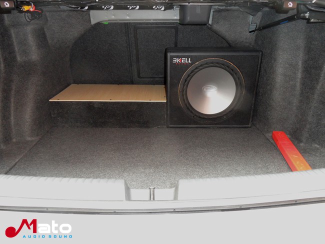 简单升级好音乐 娄底车声缘大众速腾改装ETON和霸