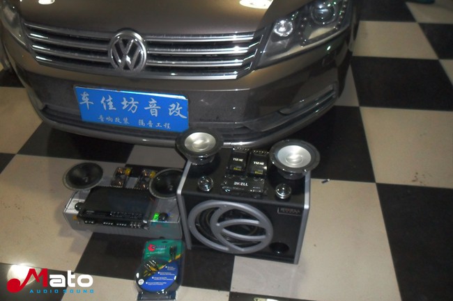 音乐焕发快意人生 新疆车佳坊大众迈腾改装霸克