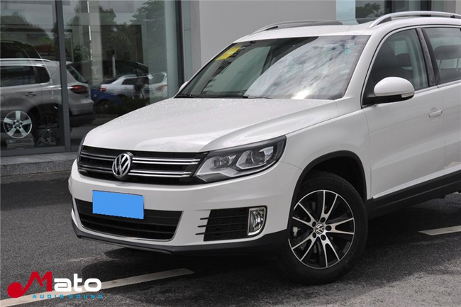 坦途观我路 广州极速大众途观改装美国霸克音响