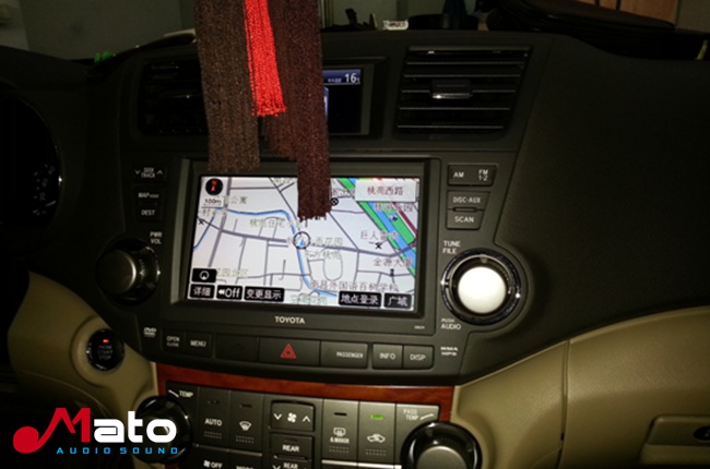 丰田汉兰达改装德国ETON伊顿POW160套装喇叭