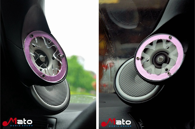 出得听堂 佛山车改坊斯柯达明锐音响改装TEC和