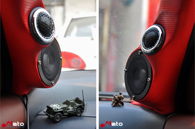 响你所想 佛山车改坊铃木雨燕音响改装TEC＆ARC汽