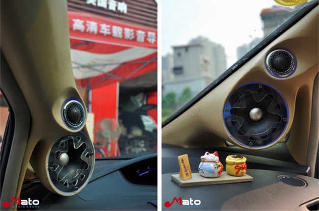 佛山车改坊本田思域改装TEC和ARC汽车音响换亮装