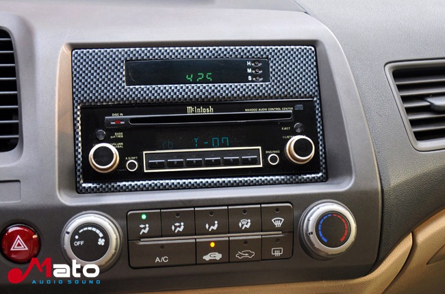 佛山车改坊本田思域改装TEC和ARC汽车音响换亮装