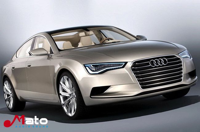 奥迪A7音响改装TEC手提箱&ARC汽车音响