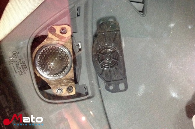 奥迪A7音响改装TEC手提箱&ARC汽车音响