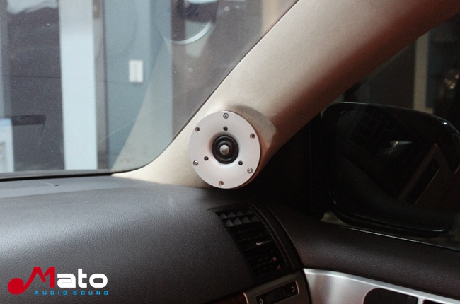 大众途锐音响改装意大利TEC系列喇叭和ARC功放