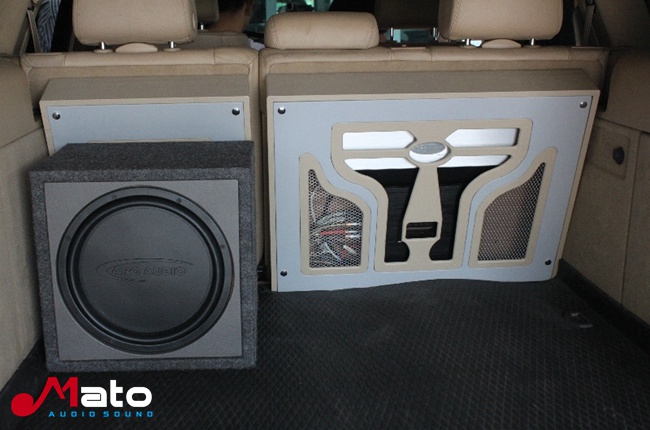 大众途锐音响改装意大利TEC系列喇叭和ARC功放