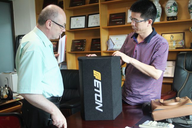 德国ETON总经理Reiner Kroner来访美托声频，与美托声