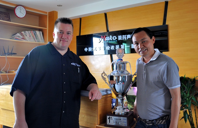 美国ARC全球市场总监弗莱德到访美托声频，与美