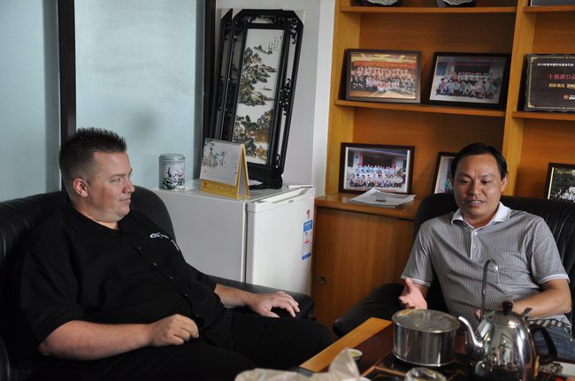 美国ARC全球市场总监弗莱德到访美托声频，与美