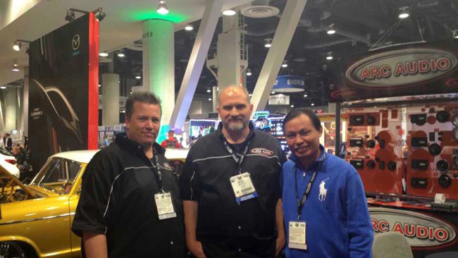 美国ARC AUDIO参展SEMA，并邀请ARC中国总代理美托声