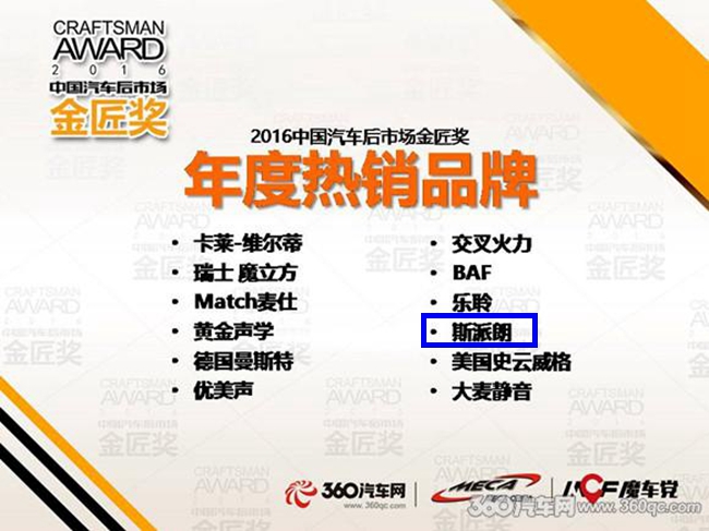 美托声频载誉而归 2016中国汽车后市场金匠奖美托